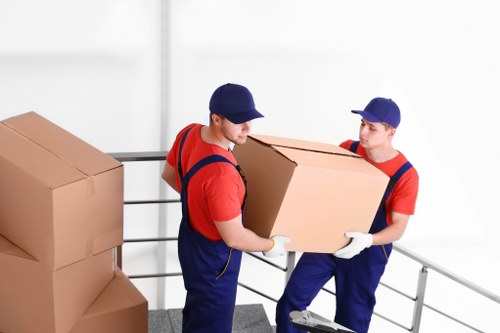 Removals van ready for a Highbury home move