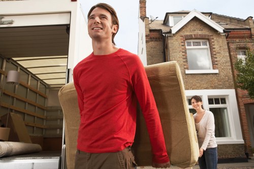 Packing and loading service for a Highbury home move