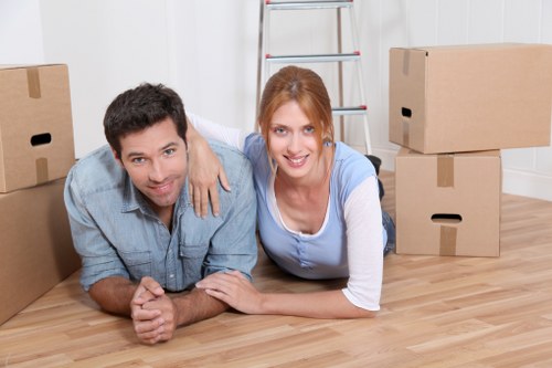 Careful handling of furniture during a Highbury house move