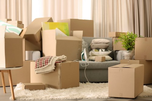 Moving service terms page showing cancellation and access conditions