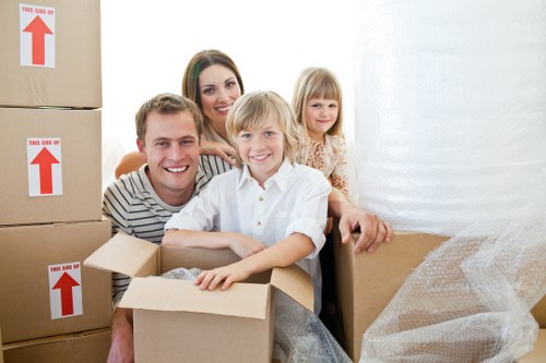 Highbury apartment move with removal truck access