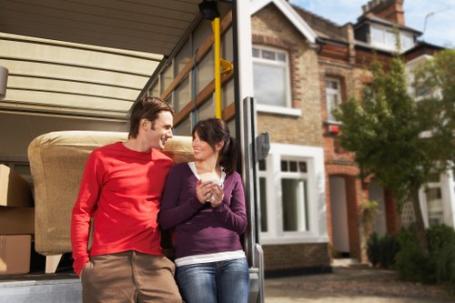 Safe removals team working carefully during a house move